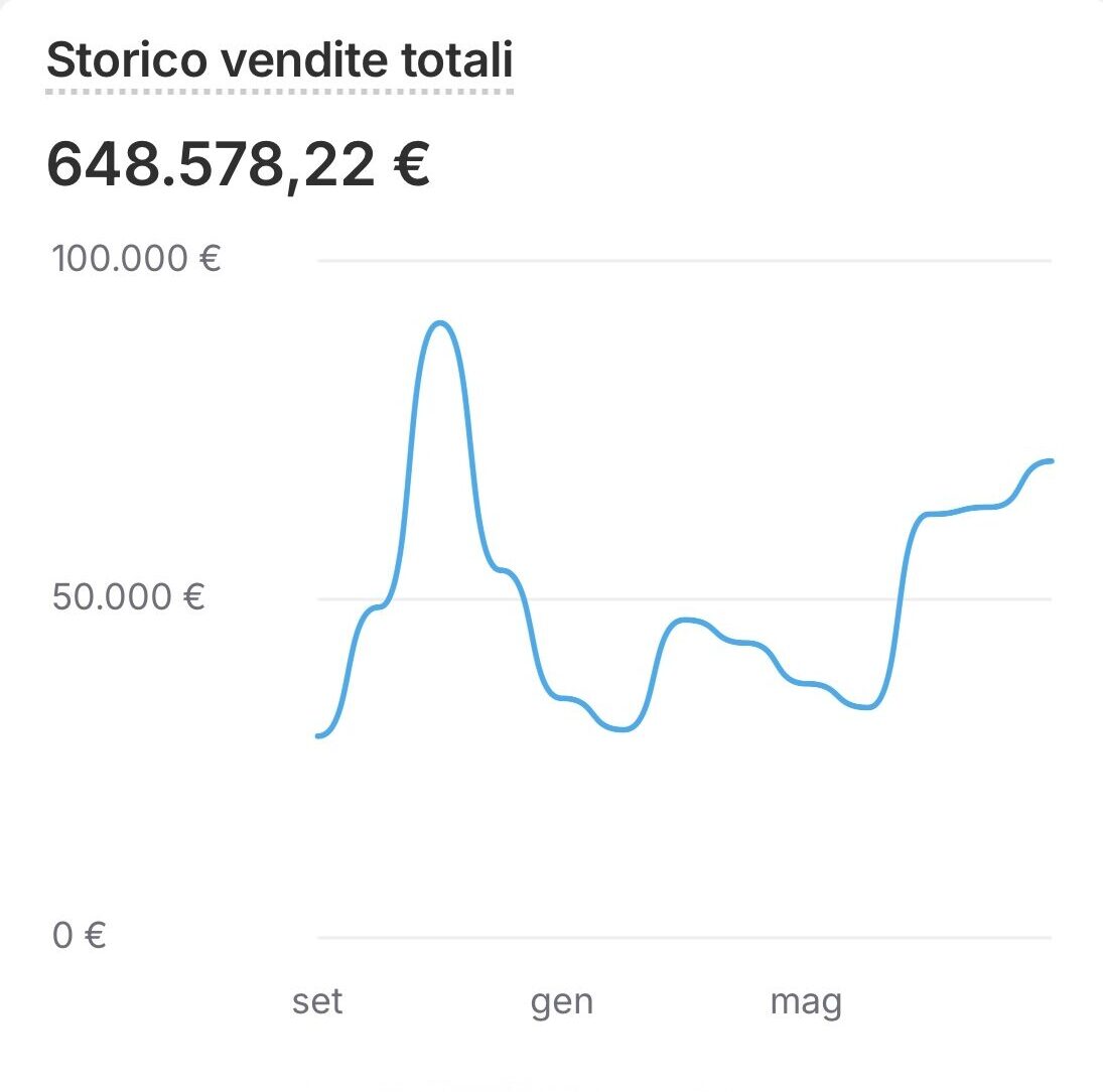 Dashboard 2025 - fatturato 600.000 €